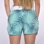 SHORTS FOLHAGEM VERDE