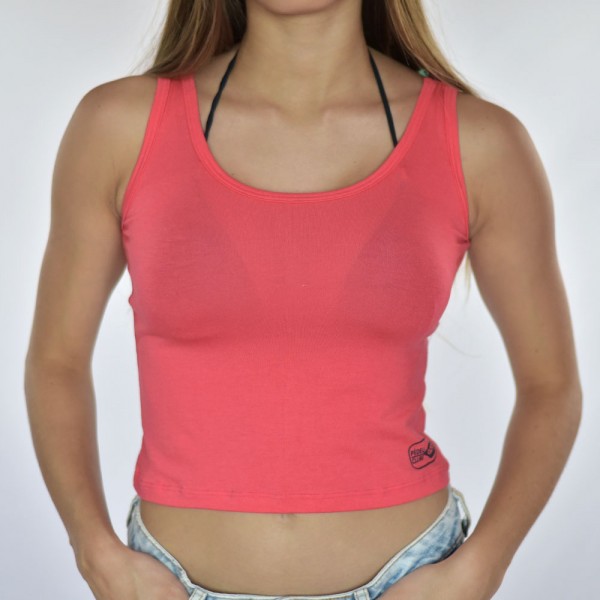 CROPPED BÁSICO CORAL