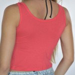 CROPPED BÁSICO CORAL