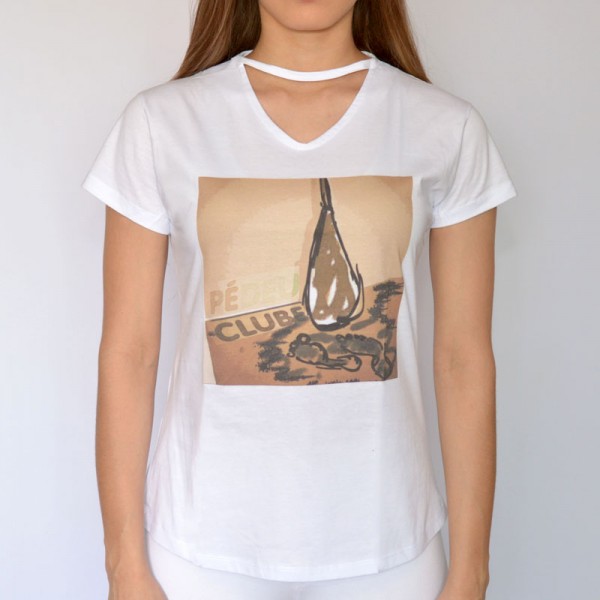 Mudd Feminina Branca Gola CHOCKER